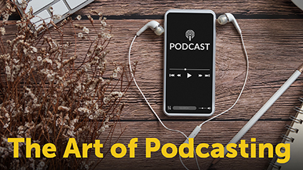 Promotional image for The Art of Podcasting