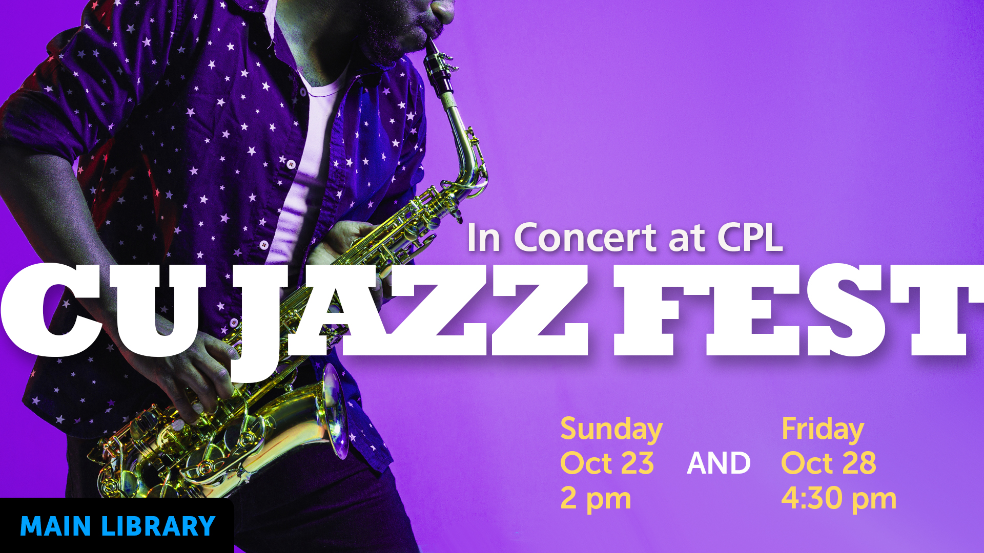 CU Jazz Fest at the Library